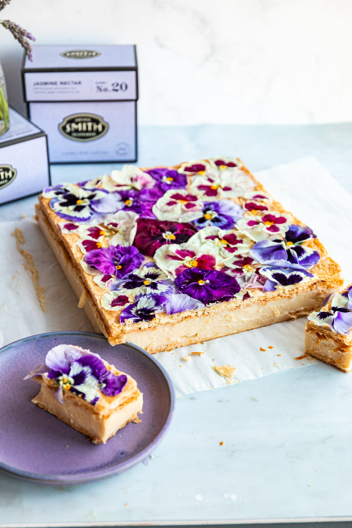 Jasmine Nectar Custard Bars