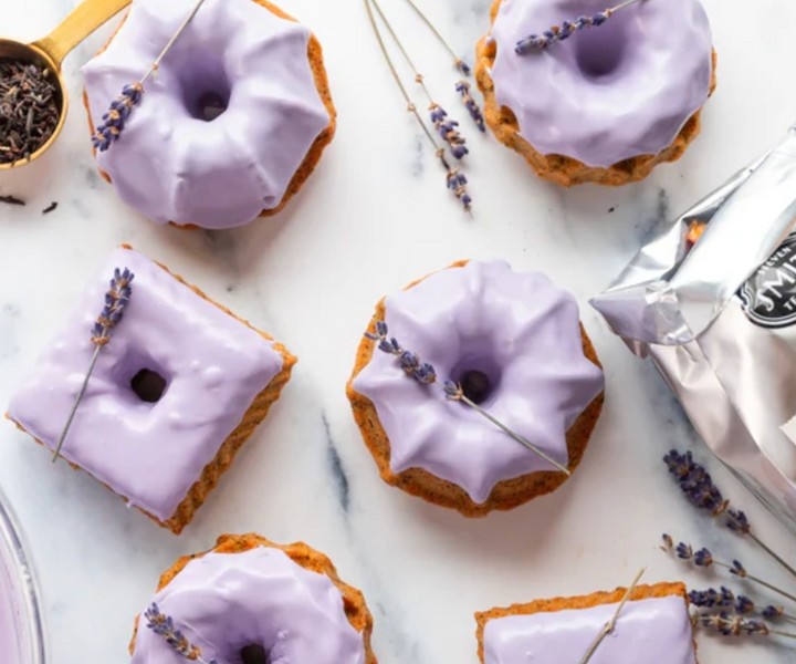 Black Lavender Bundt Cakes